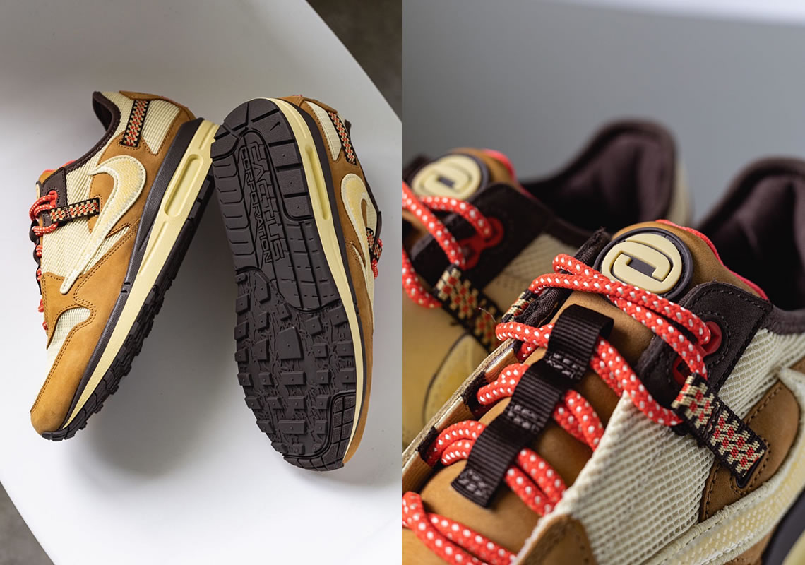 Travis Scott Nike Air Max 1 Wheat Do9392 701 (6) - www.newkick.vip